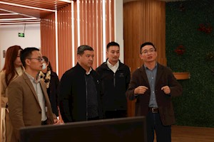 东阳市委常委、组织部长柳尊科来广厦大学走访调研